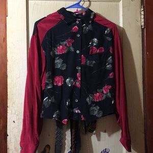 ABS BUTTON UP BLOUSE